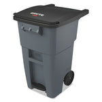 Load image into Gallery viewer, Brute Step-on Rollouts, 50 Gal, Metal/plastic, Gray

