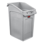Load image into Gallery viewer, Slim Jim Under-counter Container, 23 Gal, Polyethylene, Gray
