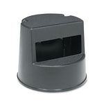 Load image into Gallery viewer, Rolling Step Stool, Curved Design, 2-step, Retracting Casters, 350 Lb Capacity, 16&quot; Diameter X 13.5&quot;h, Black
