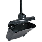 Load image into Gallery viewer, Lobby Pro Upright Dustpan, With Cover, 12.5w X 37h, Plastic Pan/metal Handle, Black
