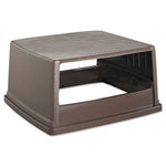 Load image into Gallery viewer, Glutton Receptacle, Hooded Top Without Door, Rectangular, 23w X 26.63d X 13h, Brown
