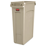 Load image into Gallery viewer, Slim Jim With Venting Channels, 23 Gal, Plastic, Beige
