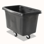Load image into Gallery viewer, Cube Truck, 59 Gal, 300 Lb Capacity, Plastic, Black
