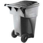 Load image into Gallery viewer, Brute Roll-out Heavy-duty Container, 95 Gal, Polyethylene, Gray
