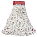 Load image into Gallery viewer, Web Foot Wet Mop Head, Shrinkless, Cotton/synthetic, White, Large, 6/carton
