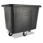 Load image into Gallery viewer, Cube Truck, 119.7 Gal, 500 Lb Capacity, Plastic/metal, Black
