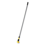 Load image into Gallery viewer, Fiberglass Gripper Mop Handle, 1&quot; Dia X 60&quot;, Gray/yellow
