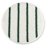 Load image into Gallery viewer, Low Profile Scrub-strip Carpet Bonnet, 19&quot; Diameter, White/green
