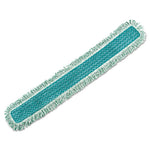 Load image into Gallery viewer, Hygen Dust Mop Heads With Fringe, Green, 48&quot;, Microfiber
