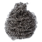 Load image into Gallery viewer, Stainless Steel Sponge, Polybagged, 1.50 Oz, Gray, 12/pack, 12/packs/carton
