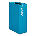 Load image into Gallery viewer, Mixx Recycling Center Rectangular Receptacle, 29 Gal, Steel, Blue, Ships In 1-3 Business Days
