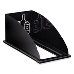 Load image into Gallery viewer, Mixx Recycling Center Lid, Topper Style, 9.87w X 19.87d X 0.62h, Black, Ships In 1-3 Business Days
