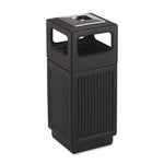 Load image into Gallery viewer, Canmeleon Recessed Panel Receptacles, 15 Gal, Polyethylene, Black
