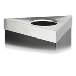 Load image into Gallery viewer, Trifecta Waste Receptacle Lid, No Inscription, 20w X 20d X 3h, Stainless Steel, Ships In 1-3 Business Days

