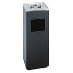 Load image into Gallery viewer, Square Ash &#39;n&#39; Trash Sandless Urn, 3 Gal, Stainless Steel, Black
