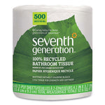 Load image into Gallery viewer, 100% Recycled Bathroom Tissue, Septic Safe, Individually Wrapped Rolls, 2-ply, White, 500 Sheets/jumbo Roll, 60/carton
