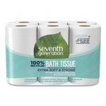 Load image into Gallery viewer, 100% Recycled Bathroom Tissue, Septic Safe, 2-ply, White, 240 Sheets/roll, 12 Rolls/pack, 4 Packs/carton
