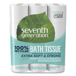 Load image into Gallery viewer, 100% Recycled Bathroom Tissue, Septic Safe, 2-ply, White, 240 Sheets/roll, 24/pack, 2 Packs/carton
