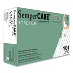 Load image into Gallery viewer, Stretch Vinyl Examination Gloves, Cream, Small, 100/box
