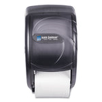 Load image into Gallery viewer, Duett Standard Bath Tissue Dispenser, Oceans, 7.5 X 7 X 12.75, Transparent Black Pearl
