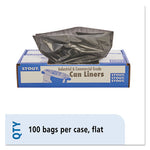 Load image into Gallery viewer, Total Recycled Content Plastic Trash Bags, 30 Gal, 1.3 Mil, 30&quot; X 39&quot;, Brown/black, 100/carton

