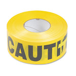 Load image into Gallery viewer, Caution Barricade Safety Tape, 3&quot; X 1,000 Ft, Black/yellow
