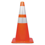 Load image into Gallery viewer, Traffic Cone, 14 X 14 X 28, Orange/silver
