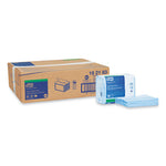 Load image into Gallery viewer, Small Pack Foodservice Cloth, 1-ply, 11.75 X 14.75, Unscented, Blue/white, 80/poly Pack, 4 Packs/carton
