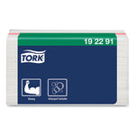 Load image into Gallery viewer, Small Pack Foodservice Cloth, 1-ply, 11.75 X 14.75, Unscented, White With Red Stripe, 50/poly Pack, 4 Packs/carton
