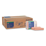 Load image into Gallery viewer, Small Pack Foodservice Cloth, 1-ply, 11.75 X 14.75, Unscented, Red With Red Stripe, 50/poly Pack, 4 Packs/carton
