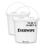 Load image into Gallery viewer, High Volume Wet Wipe Centerpull Resealable Bucket , 12 X 12 X 12, White, 2/carton
