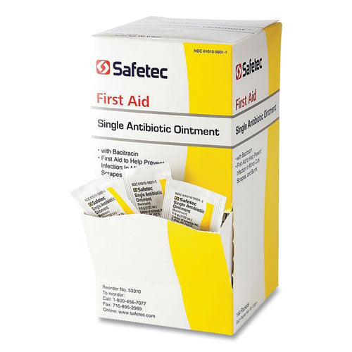 First Aid Single Antibiotic Ointment, 0.03 Oz Packet, 144/box