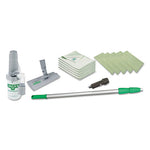 Load image into Gallery viewer, Speedclean Window Cleaning Kit, 72&quot; To 80&quot;, Extension Pole With 8&quot; Pad Holder, Silver/green
