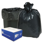 Load image into Gallery viewer, Linear Low-density Can Liners, 10 Gal, 0.6 Mil, 24&quot; X 23&quot;, Black, 25 Bags/roll, 20 Rolls/carton
