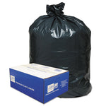 Load image into Gallery viewer, Linear Low-density Can Liners, 45 Gal, 0.63 Mil, 40&quot; X 46&quot;, Black, 25 Bags/roll, 10 Rolls/carton
