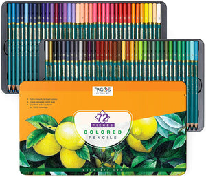 Colored Pencils, Bright - Set of 72