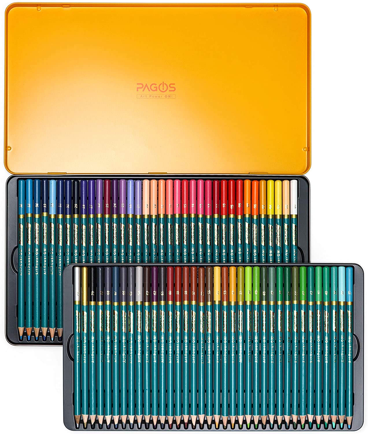 Colored Pencils 72 Pieces Set