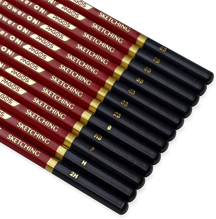 Skecthing Pencils 12 Pieces Set