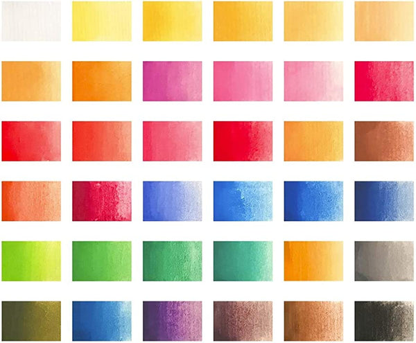 HASTHIP ® 36 Colors Watercolor Paint Set, Premium  Watercolour Paint Box - NA
